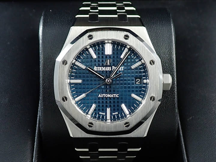 オーデマピゲ ロイヤルオーク Ref.15450ST.OO.1256ST.03 ステンレススチール ブルー文字盤