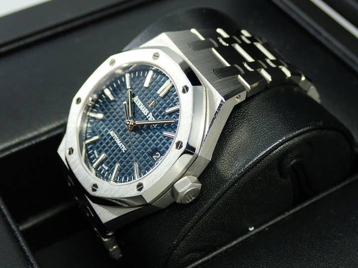 オーデマピゲ ロイヤルオーク Ref.15450ST.OO.1256ST.03 ステンレススチール ブルー文字盤