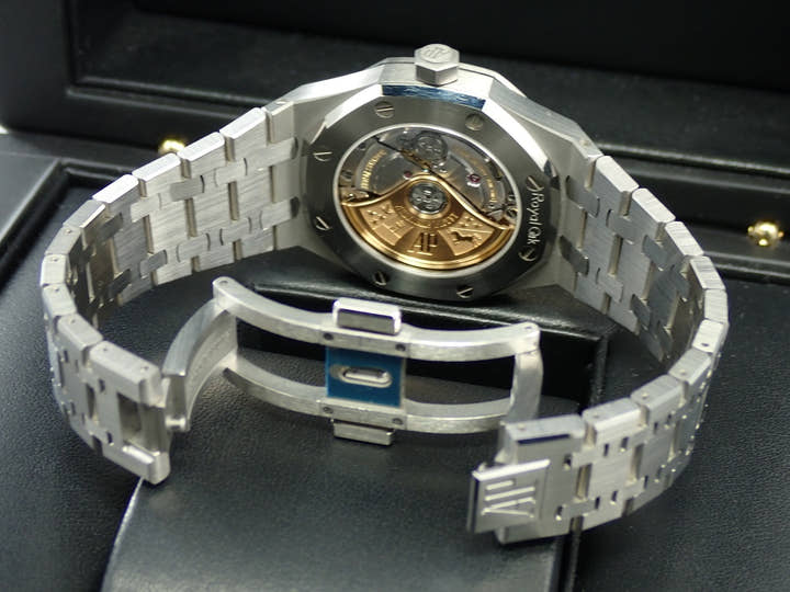 オーデマピゲ ロイヤルオーク Ref.15450ST.OO.1256ST.03 ステンレススチール ブルー文字盤