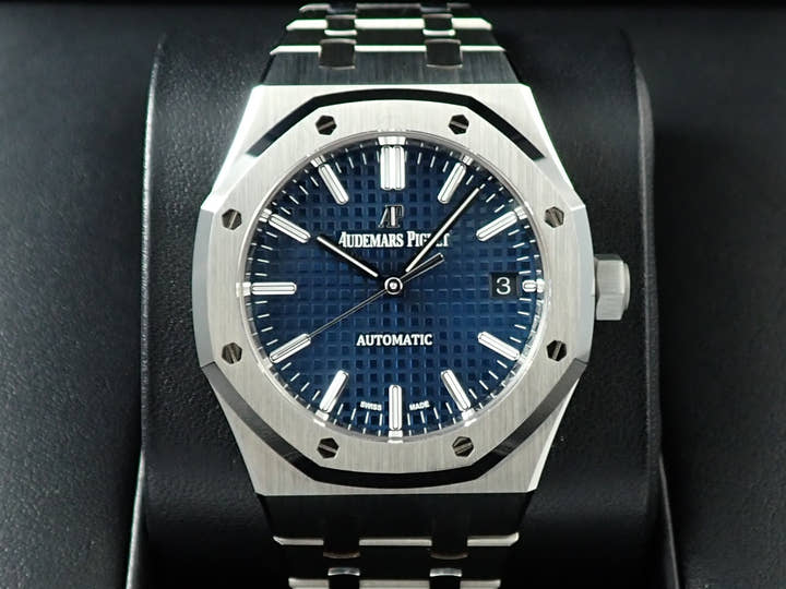 オーデマピゲ ロイヤルオーク Ref.15450ST.OO.1256ST.03 ステンレススチール ブルー文字盤