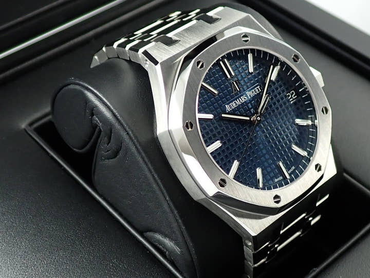 オーデマピゲ ロイヤルオーク Ref.15500ST.OO.1220ST.01 ステンレススチール ブルー文字盤
