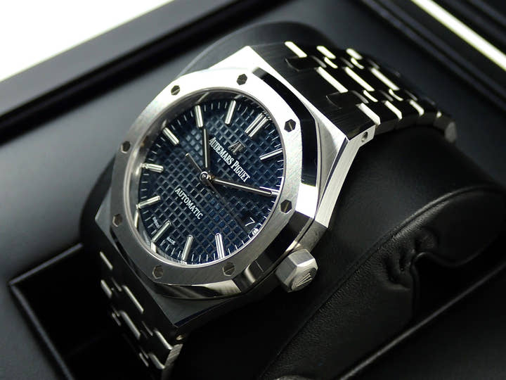 オーデマピゲ ロイヤルオーク Ref.15450ST.OO.1256ST.03 ステンレススチール ブルー文字盤