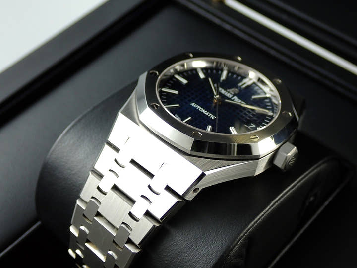 オーデマピゲ ロイヤルオーク Ref.15450ST.OO.1256ST.03 ステンレススチール ブルー文字盤