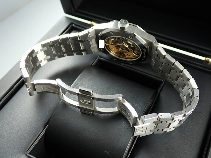 オーデマピゲ ロイヤルオーク Ref.15450ST.OO.1256ST.03 ステンレススチール ブルー文字盤