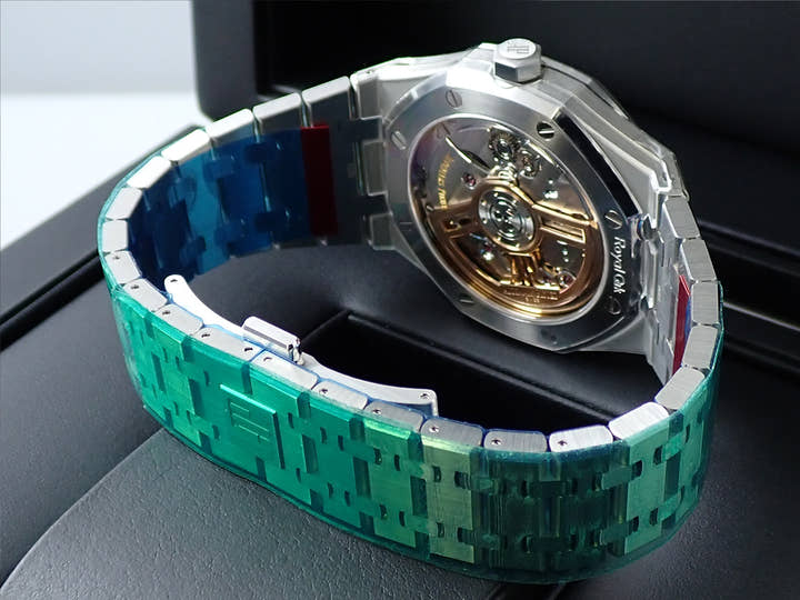 オーデマピゲ ロイヤルオーク Ref.15500ST.OO.1220ST.03 ステンレススチール ブラック文字盤