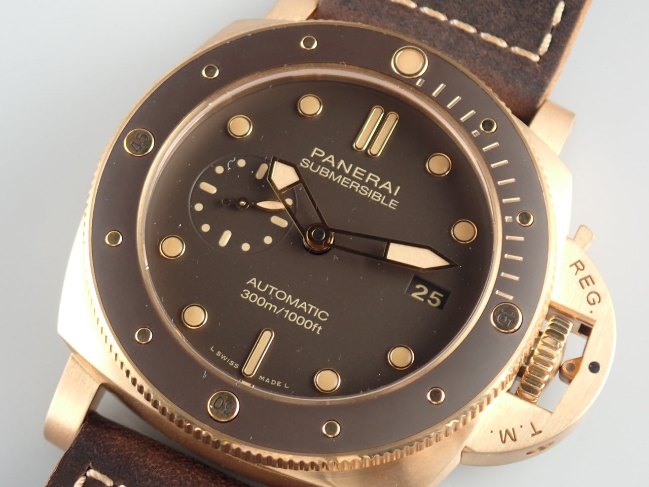 パネライ サブマーシブル 1950 3デイズ ブロンゾ 47mm PAM00968