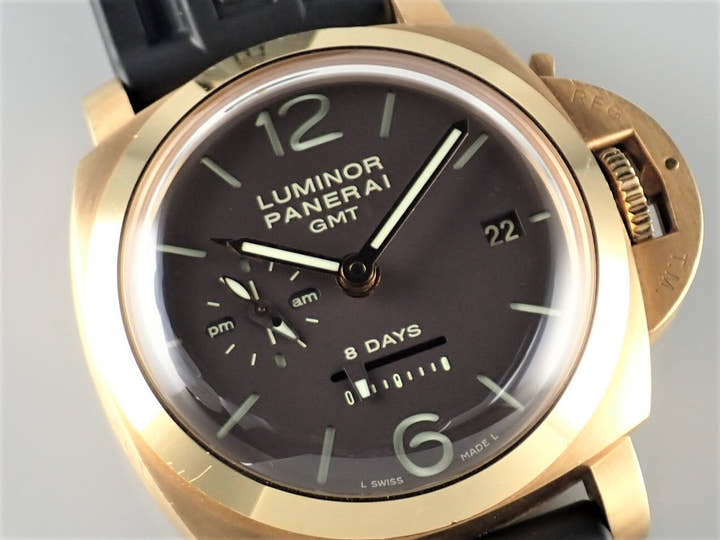 パネライ ルミノール Ref.PAM00289 ブラウン文字盤 中古 ruminor-14