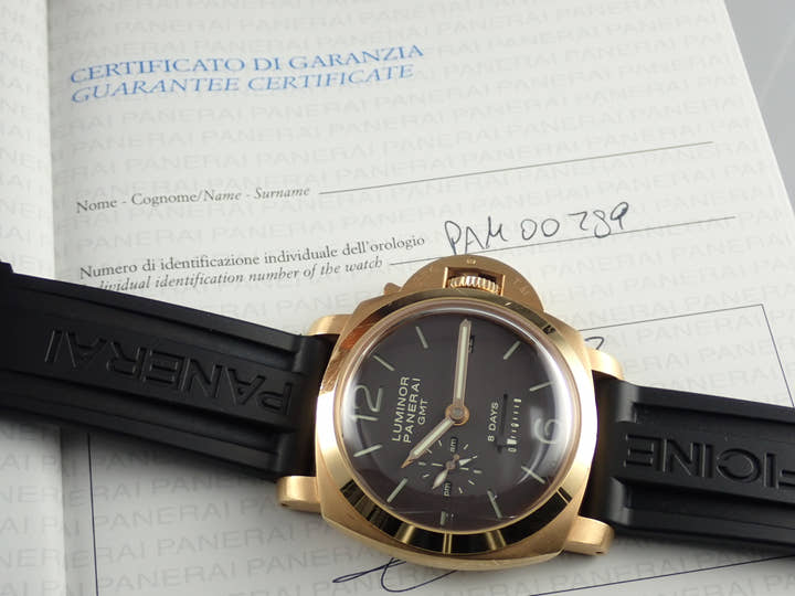 パネライ ルミノール Ref.PAM00289 ブラウン文字盤 中古 ruminor-14