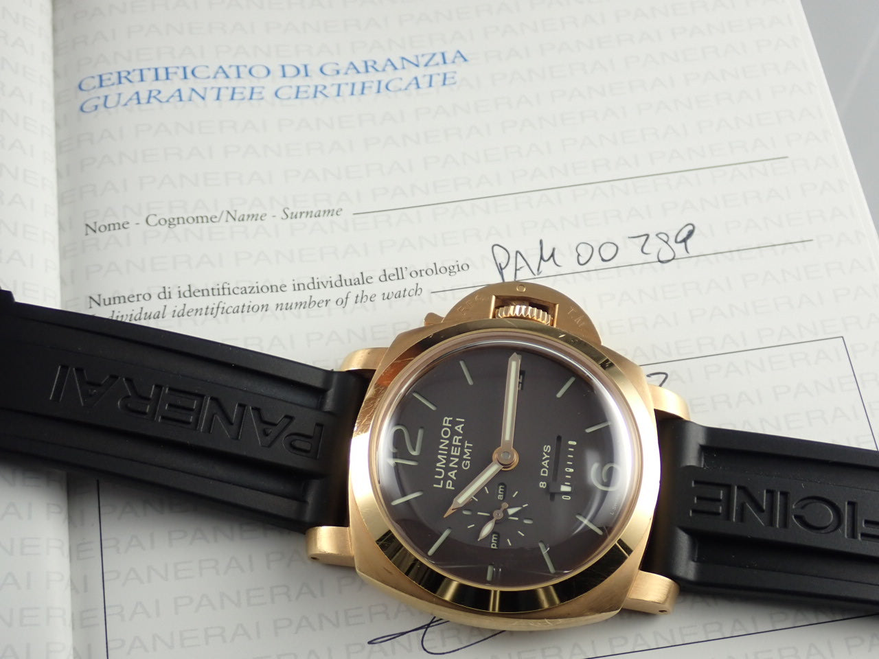 Panerai Luminor 1950 8 Days GMT &lt;Warranty, Box, etc.&gt;