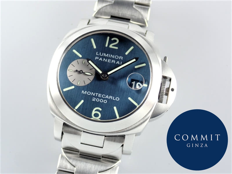 パネライ ルミノール Ref.PAM00081 ブルー文字盤 中古 ruminor-17