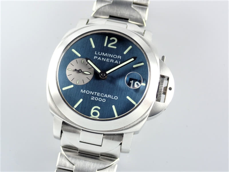 パネライ ルミノール Ref.PAM00081 ブルー文字盤 中古 ruminor-17