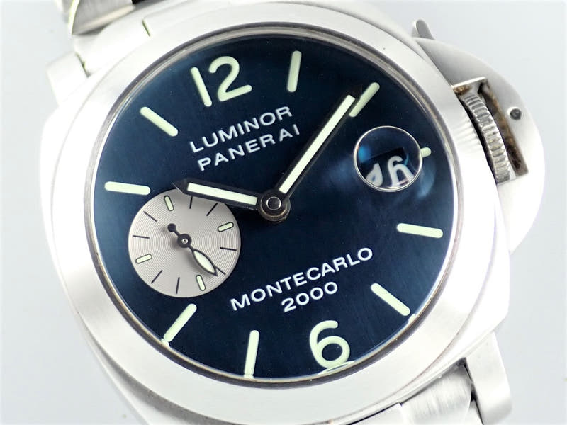 パネライ ルミノール Ref.PAM00081 ブルー文字盤 中古 ruminor-17