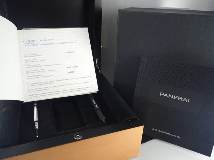 パネライ ルミノール Ref.PAM00352 ブラウン文字盤 中古 ruminor-19