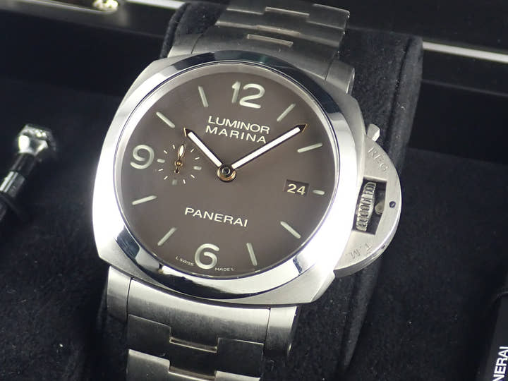 パネライ ルミノール Ref.PAM00352 ブラウン文字盤 中古 ruminor-19