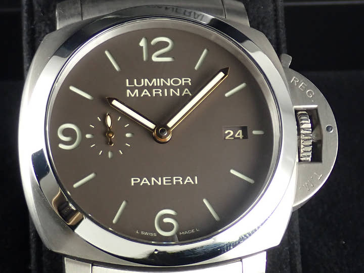 パネライ ルミノール Ref.PAM00352 ブラウン文字盤 中古 ruminor-19