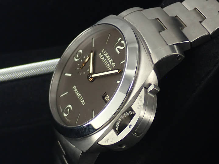 パネライ ルミノール Ref.PAM00352 ブラウン文字盤 中古 ruminor-19