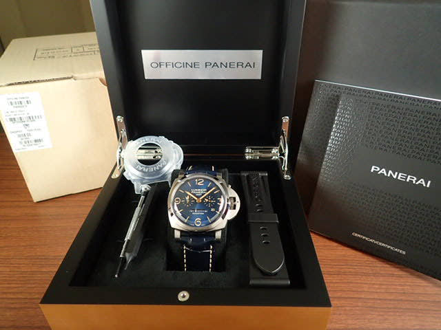 パネライ ルミノール Ref.PAM00670 ブルーダイヤル文字盤 未使用 ruminor-2