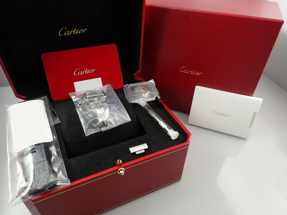カルティエ サントス ドゥ カルティエ  Ref.WSSA0029 シルバー文字盤 極美品 J522A9JF