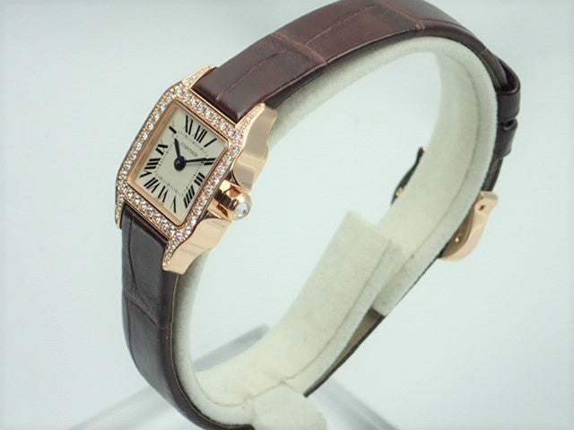 Cartier Santos Demoiselle Bezel Diamond Mini Quartz Ladies &lt;Warranty, Box, etc.&gt;