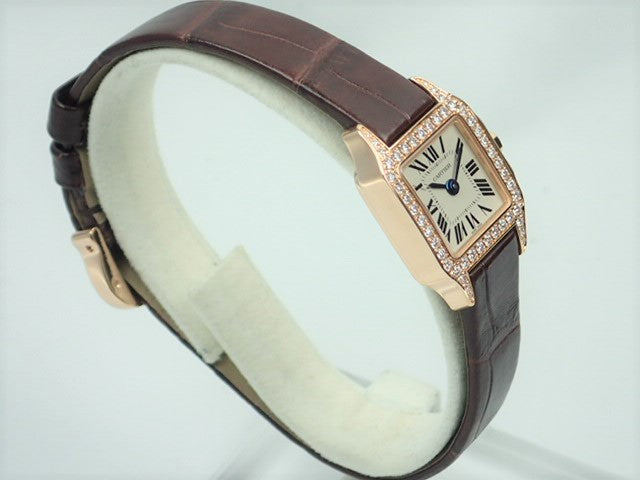 Cartier Santos Demoiselle Bezel Diamond Mini Quartz Ladies &lt;Warranty, Box, etc.&gt;