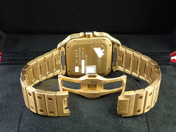 カルティエ サントス ドゥ カルティエ Ref.WGSA0030 シルバー文字盤 美品 L602TVFX