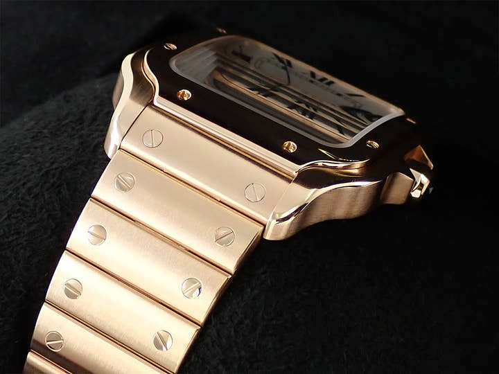 カルティエ サントス ドゥ カルティエ Ref.WGSA0018 シルバー文字盤 中古 L947TWUS