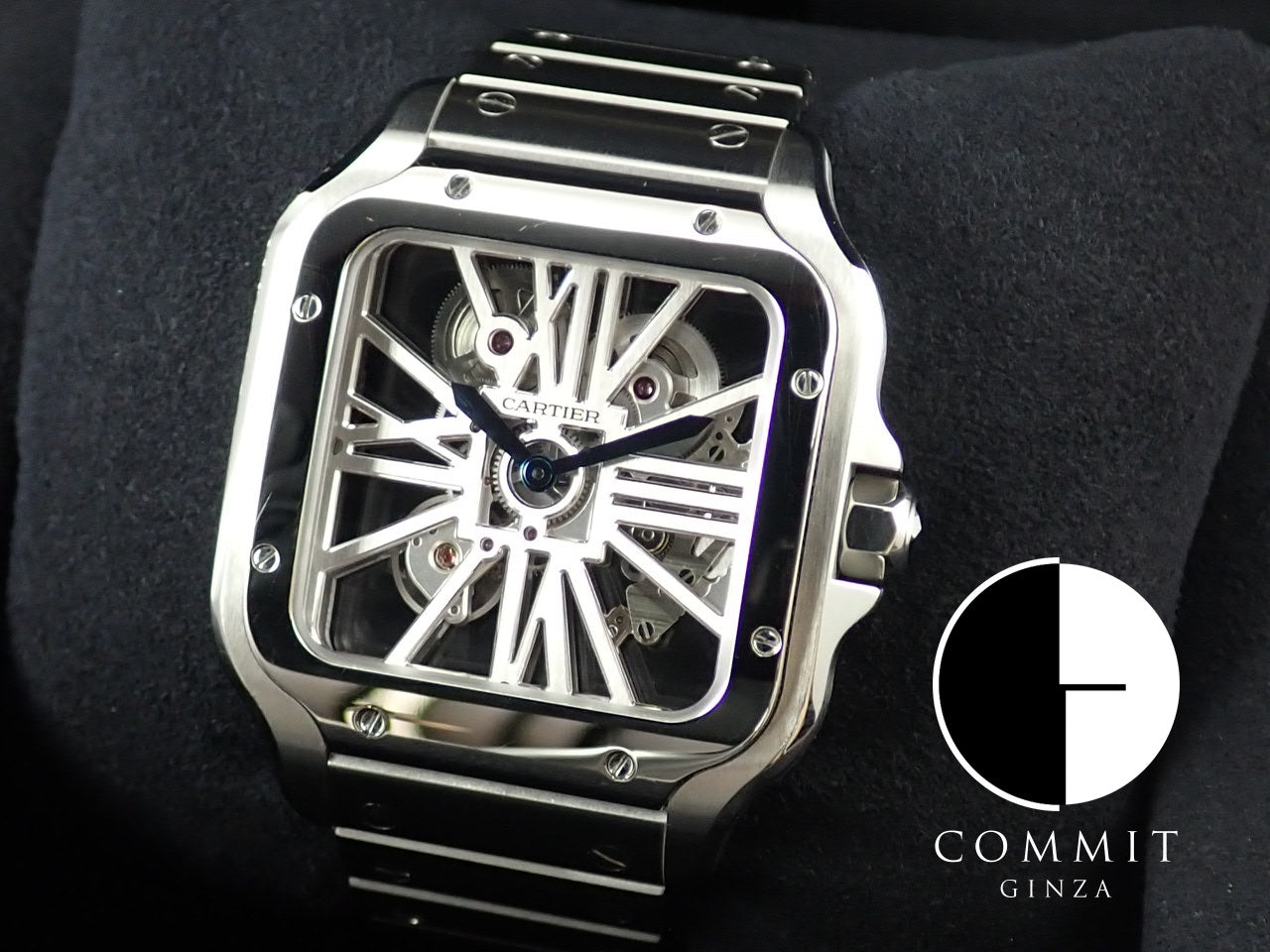 Cartier Santos De Cartier Skeleton Dial &lt;Warranty, Box, etc.&gt; CARTIER Santos De Cartier Skeleton