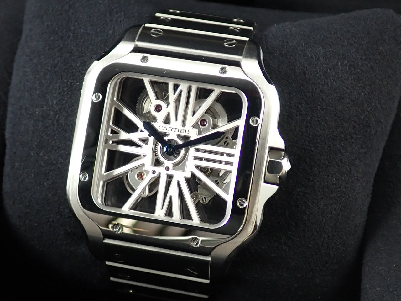 Cartier Santos De Cartier Skeleton Dial &lt;Warranty, Box, etc.&gt; CARTIER Santos De Cartier Skeleton