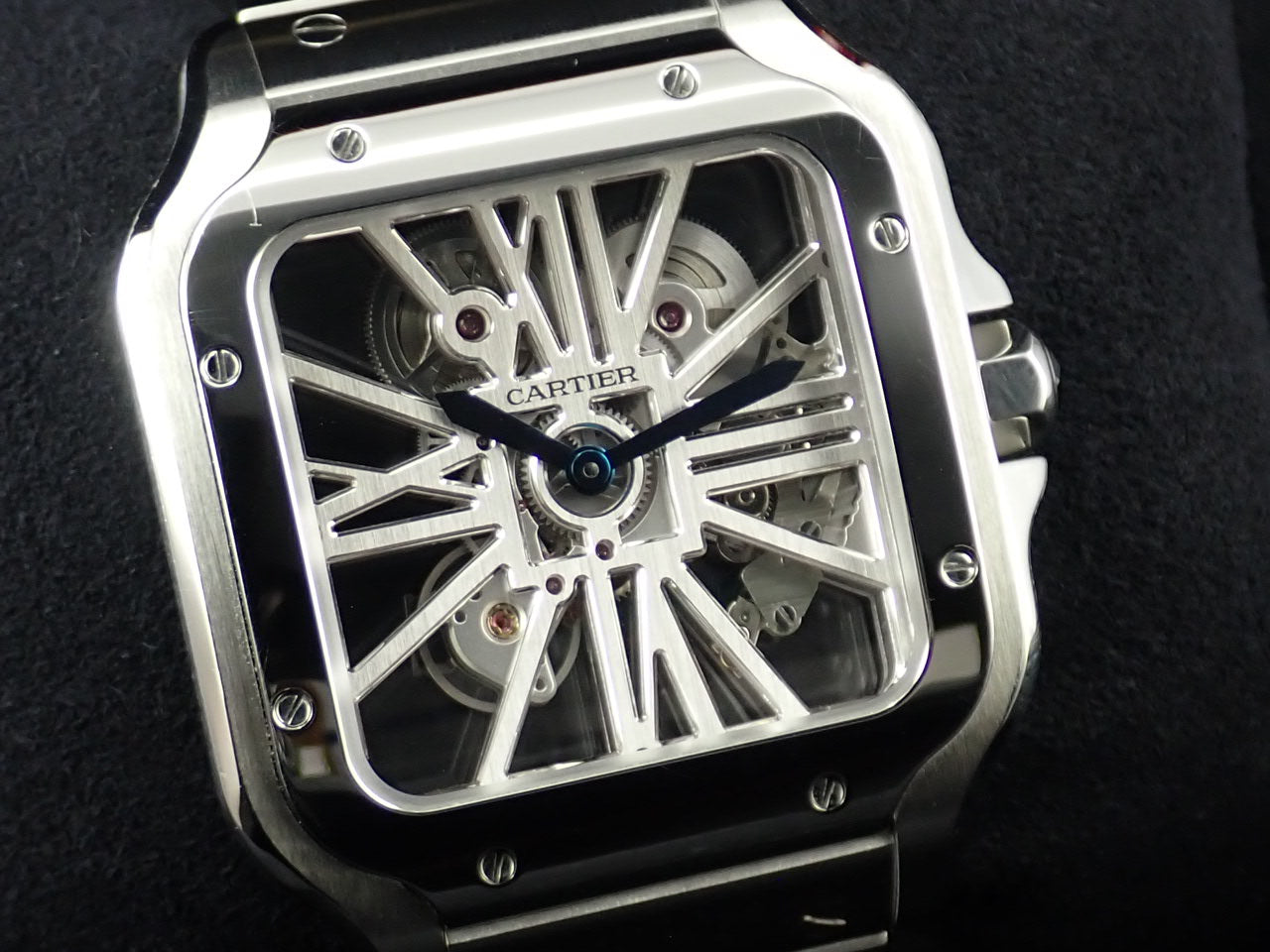 Cartier Santos De Cartier Skeleton Dial &lt;Warranty, Box, etc.&gt; CARTIER Santos De Cartier Skeleton