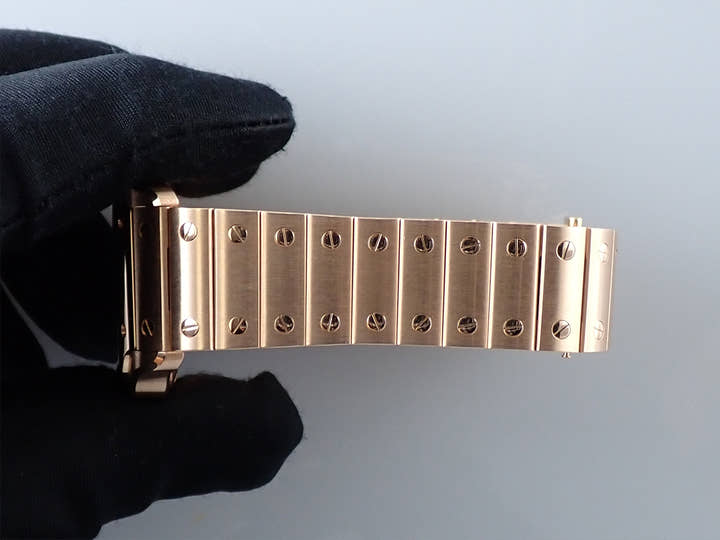 カルティエ サントス ドゥ カルティエ  Ref.WGSA0031 シルバー文字盤 中古 X21VWSVW