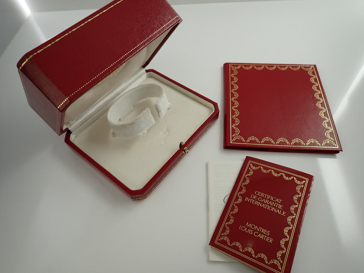 カルティエ サントス デュモン Ref.1575 シルバー文字盤 中古 09SVTJ6Z