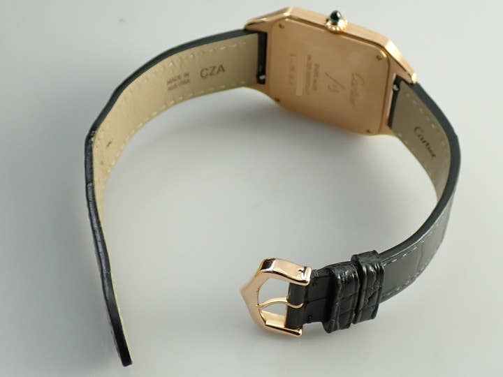 カルティエ サントス デュモン LM Ref.WGSA0021 シルバー文字盤 中古 VL51919W