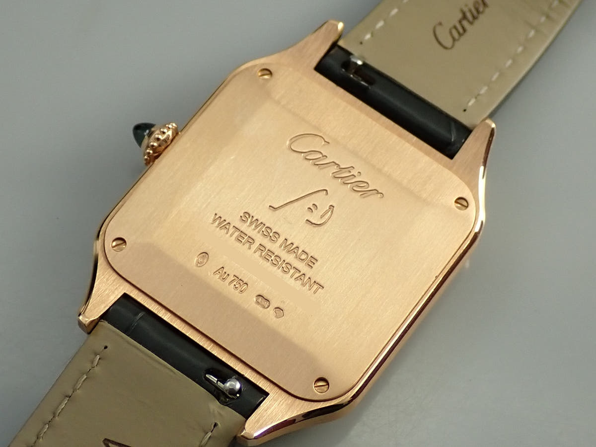 カルティエ サントス デュモン LM Ref.WGSA0021 シルバー文字盤 中古 VL51919W