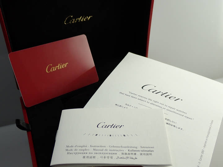 カルティエ サントス デュモン LM Ref.WGSA0021 シルバー文字盤 中古 VL51919W
