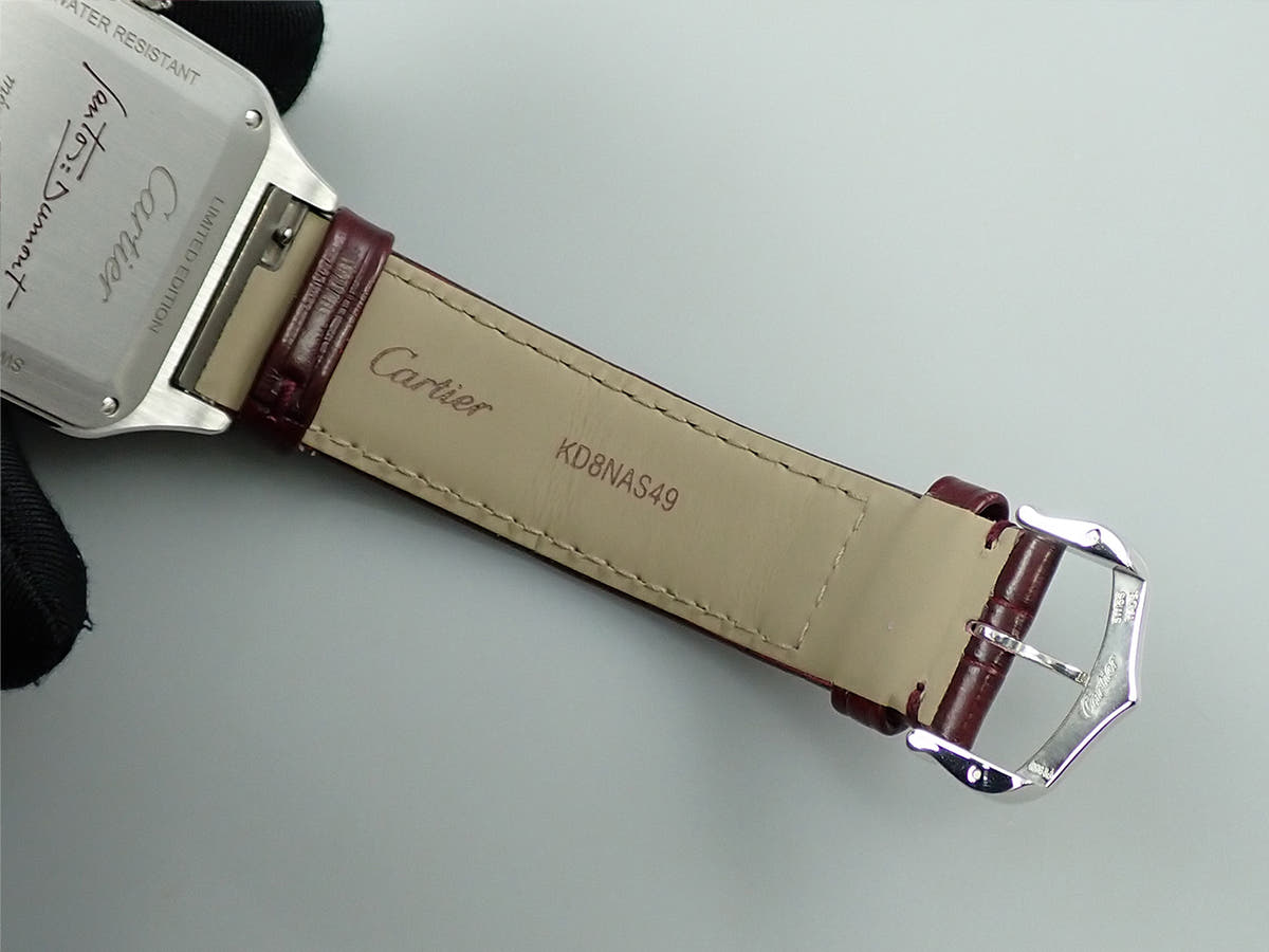 カルティエ サントス デュモン LM Ref.WGSA0053 シルバー文字盤 美中古 5V4SZP1C