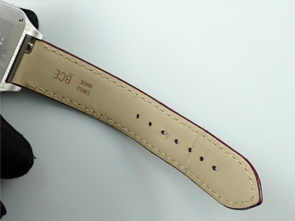 カルティエ サントス デュモン LM Ref.WGSA0053 シルバー文字盤 美中古 5V4SZP1C