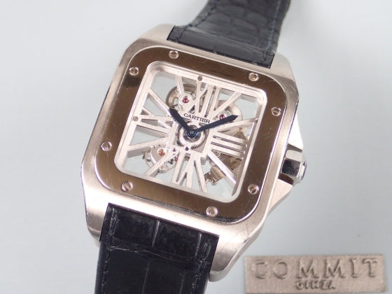 Cartier Santos 100 XL Skeleton Ref.W2020018