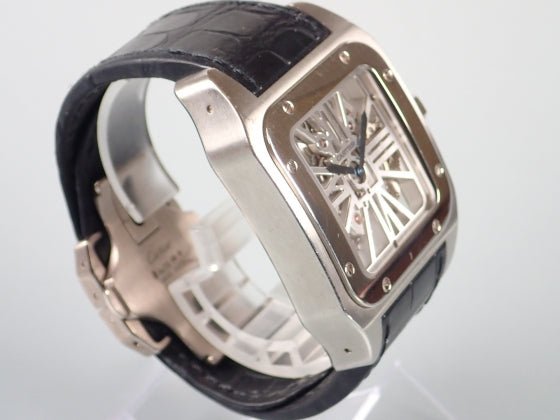 Cartier Santos 100 XL Skeleton Ref.W2020018