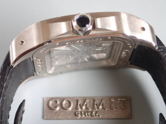 カルティエ サントス100 Ref.W2020018 スケルトン文字盤 中古 santos100