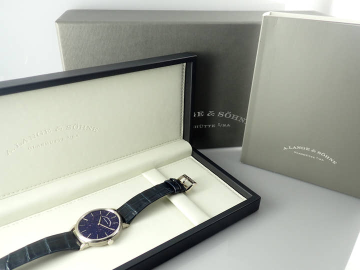 A.ランゲ＆ゾーネ サクソニア Ref.205.086 コッパーブルー文字盤 中古 saxonia-10