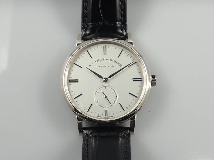 A.ランゲ＆ゾーネ サクソニア Ref.219.026 シルバー文字盤 美品 8PS76292