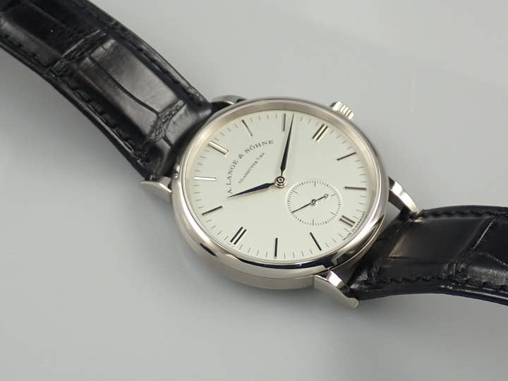 A.ランゲ＆ゾーネ サクソニア Ref.219.026 シルバー文字盤 美品 8PS76292