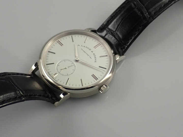 A.ランゲ＆ゾーネ サクソニア Ref.219.026 シルバー文字盤 美品 8PS76292