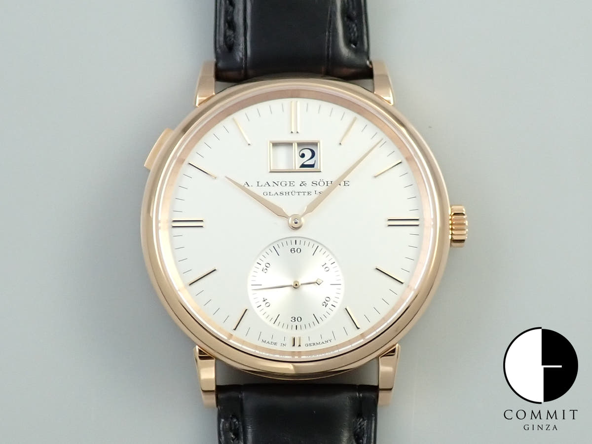 A. Lange &amp; Söhne Saxonia Outsize Date Ref.381.032 Silver Dial Unused 3HC4V8MT
