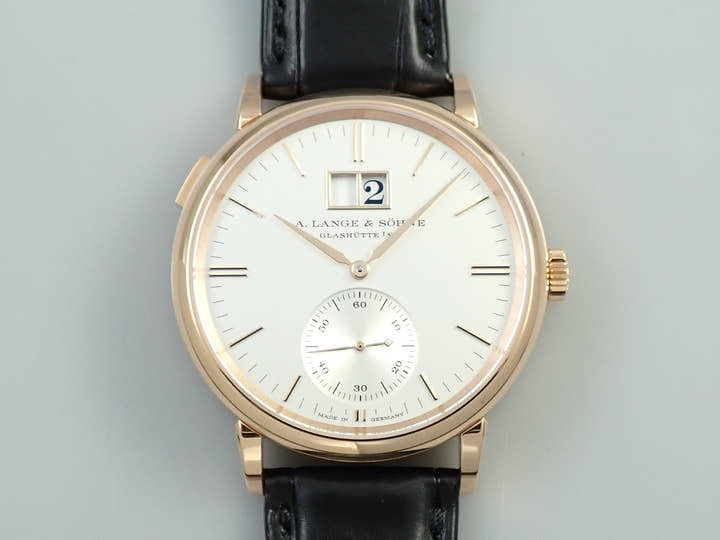A. Lange &amp; Söhne Saxonia Outsize Date Ref.381.032 Silver Dial Unused 3HC4V8MT
