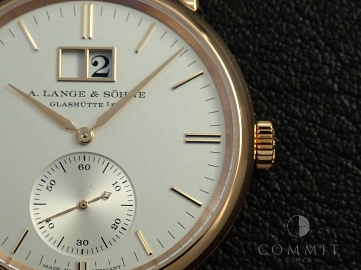 A. Lange &amp; Söhne Saxonia Outsize Date Ref.381.032 Silver Dial Unused 3HC4V8MT