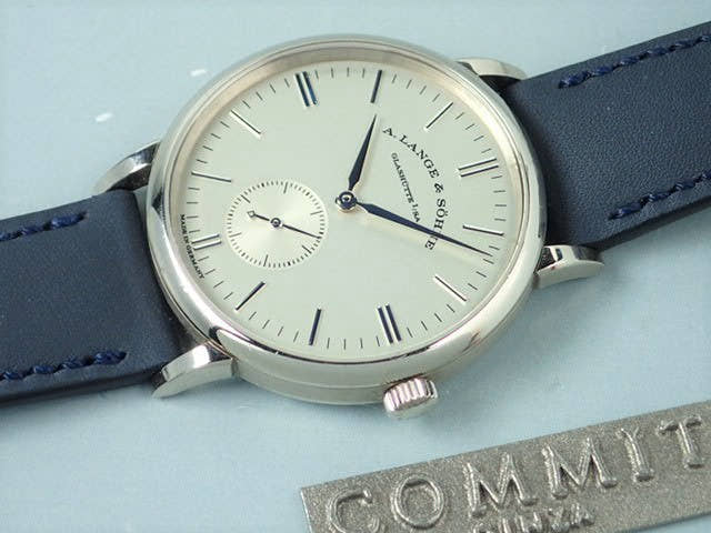 A.ランゲ＆ゾーネ サクソニア Ref.219.026 シルバー文字盤 中古 saxonia-3