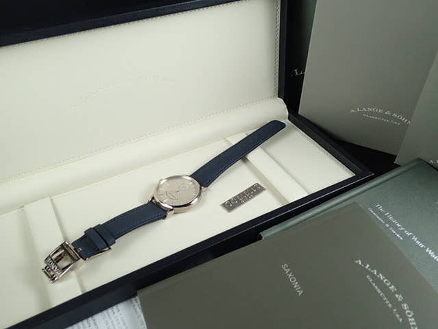 A.ランゲ＆ゾーネ サクソニア Ref.219.026 シルバー文字盤 中古 saxonia-3