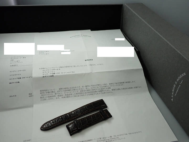 A.ランゲ＆ゾーネ サクソニア Ref.102.001 シルバー文字盤 美品 AW623493