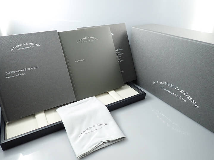A.ランゲ＆ゾーネ サクソニア Ref.219.026 シルバー文字盤 極美品 361U8661